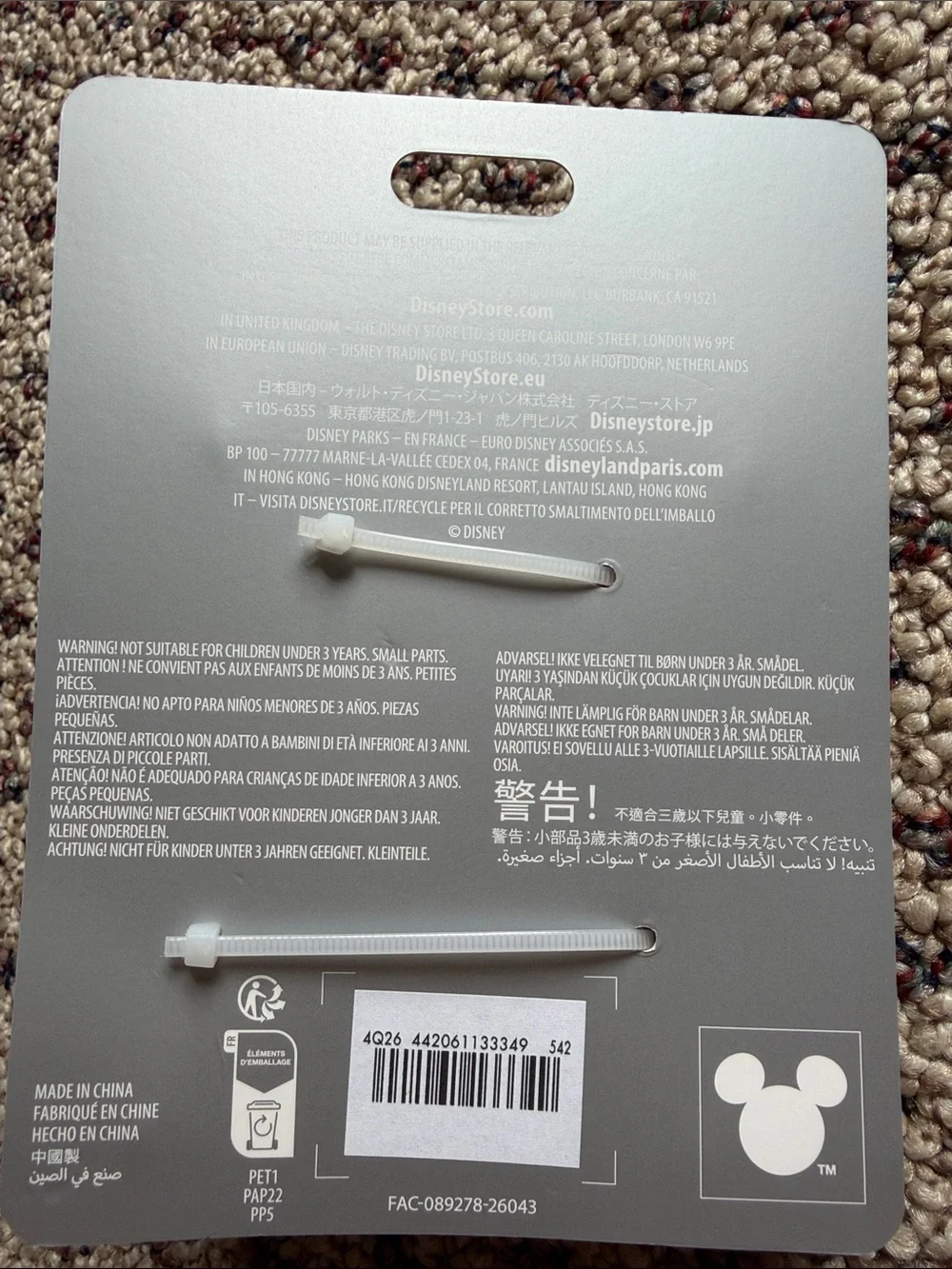 NWT Minnie Mouse Cutie Ghost Hair Clip